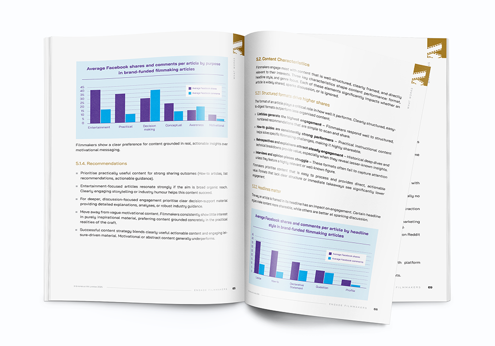 'Engage Filmmakers' Report