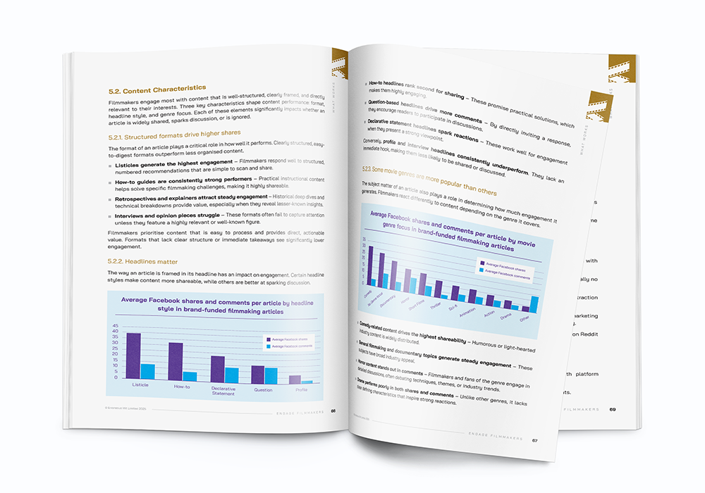 'Engage Filmmakers' Report