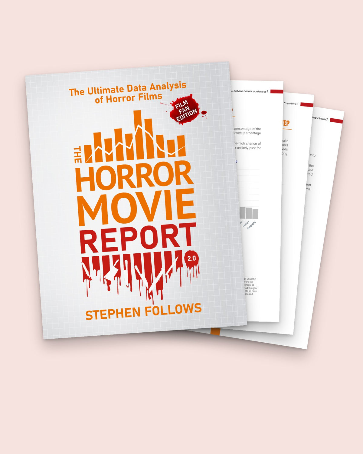 The Horror Movie Report, Fan Edition, cover and inside pages