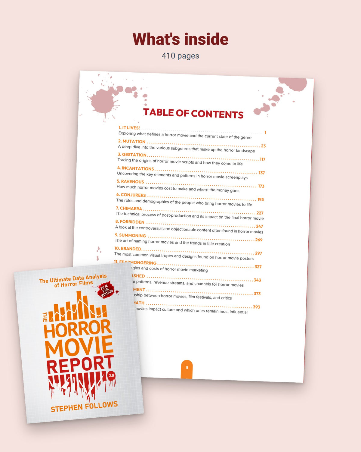 The Horror Movie Report, Fan Edition, contents