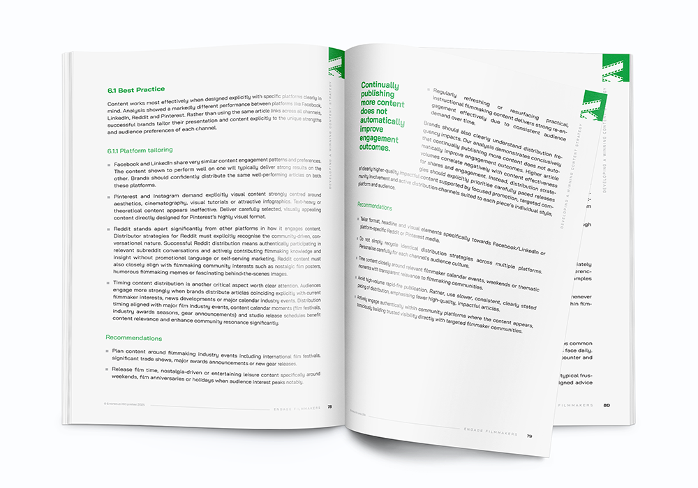 'Engage Filmmakers' Report