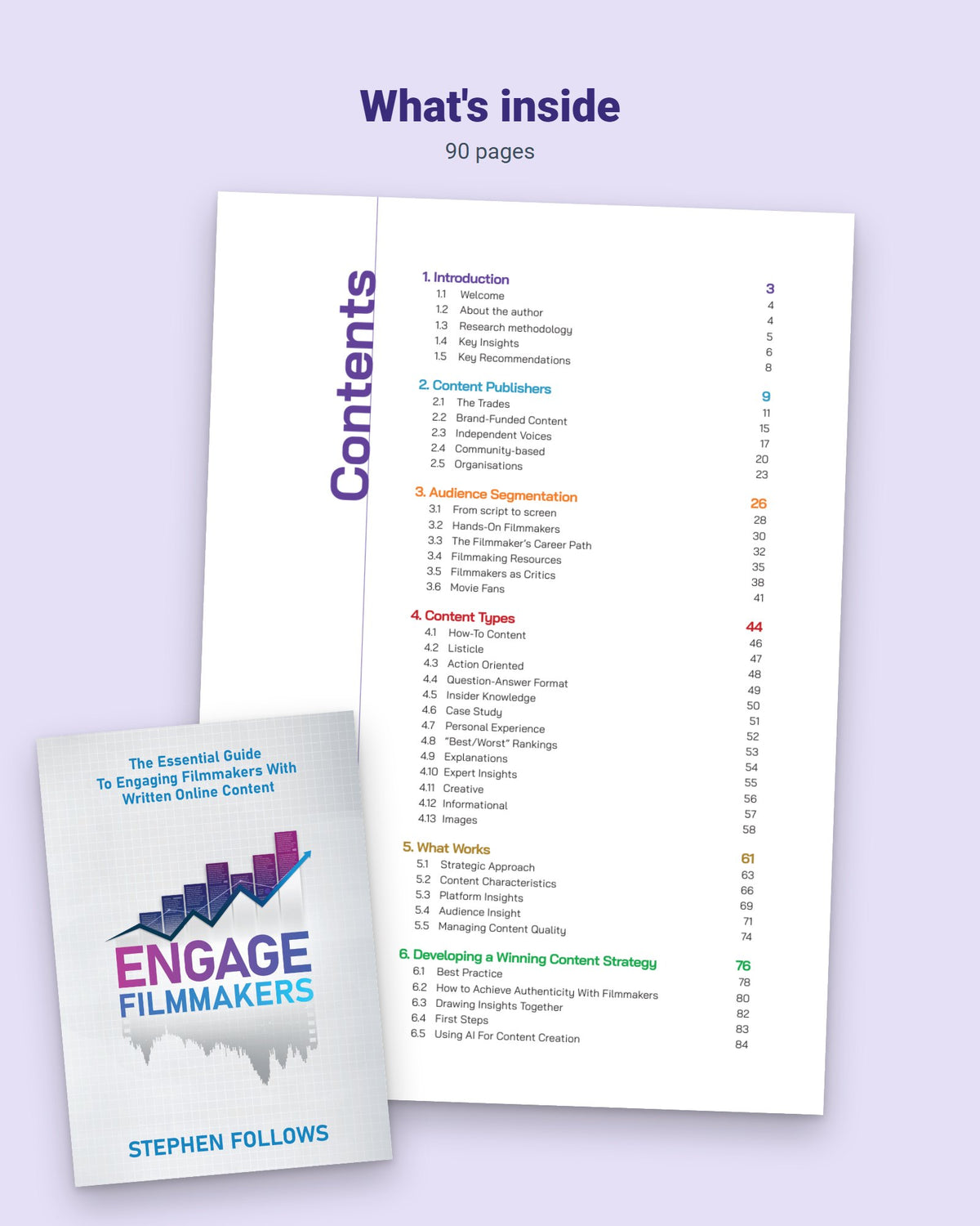 Engage Filmmakers, contents