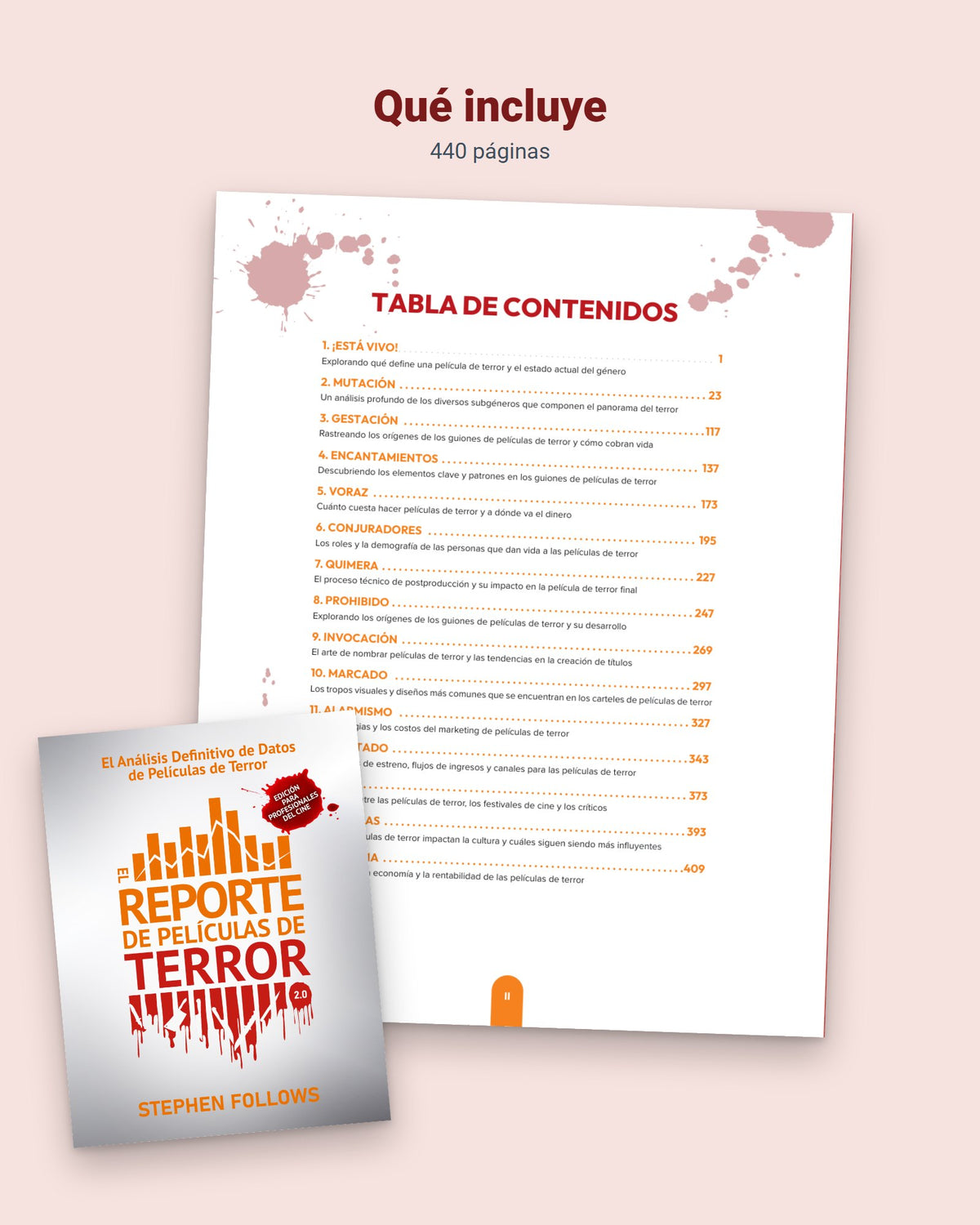 El Reporte de Películas de Terror, contents