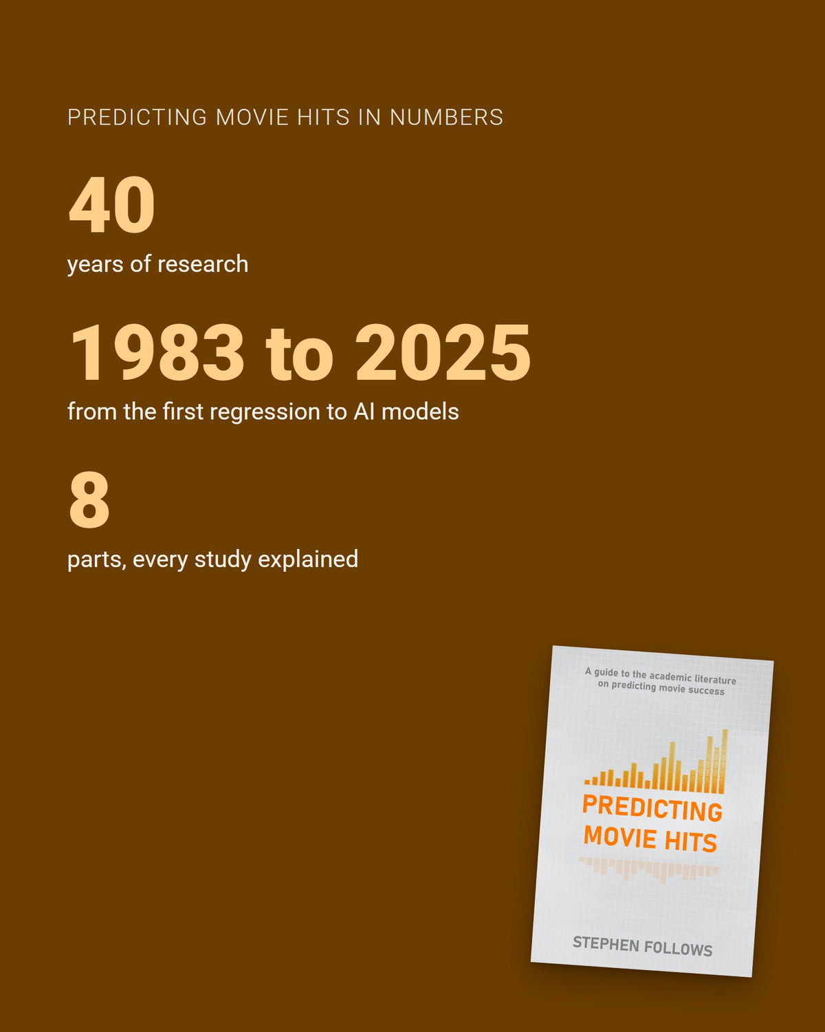 Predicting Movie Hits, key numbers
